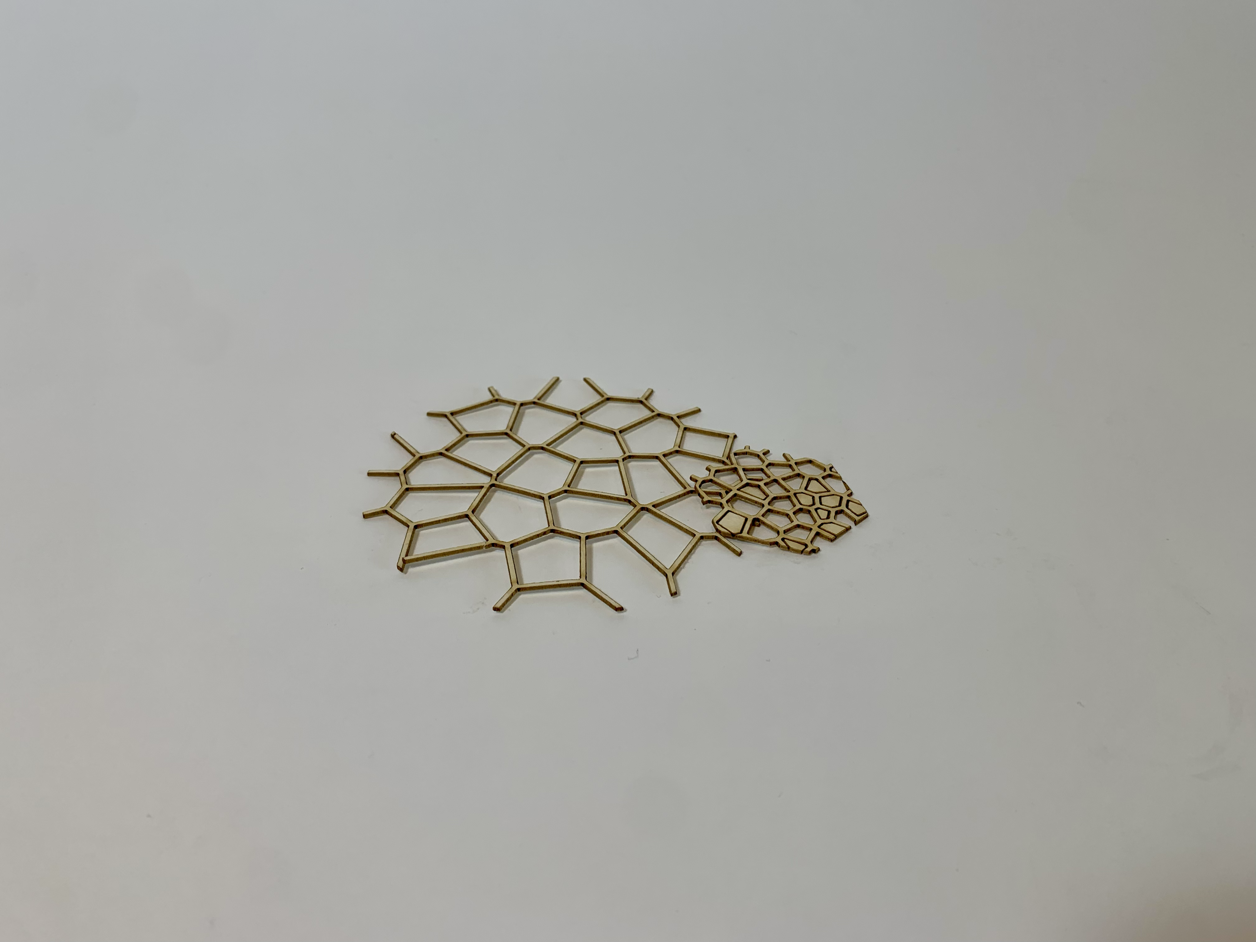 Lasercutting – Voronoi decoration
